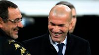 Maurizio Sarri dan Zinedine Zidane.