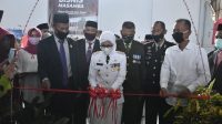 Bupati Luwu Utara, Indah Putri Indriani meresmikan pemanfaatan Gedung Sentra Bisnis (GSB) Masamba, Senin (17/8/2020).