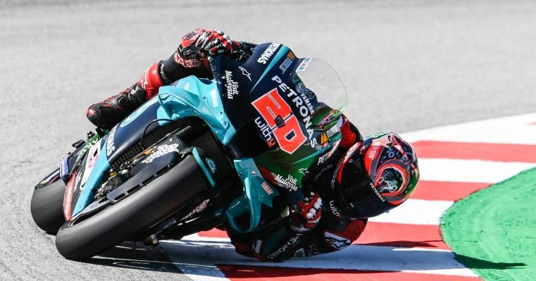 Pembalap Petronas Yamaha, Fabio Quartararo.