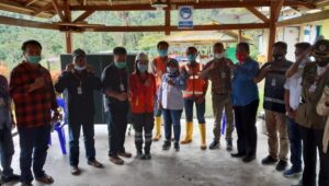 Kunker DPRD Sulsel ke lokasi eksploitasi tambang emas yang digarap PT Masmindo Dwi Area di Rante Balla, Kec Latimojong, Kab Luwu, Rabu (23/9/2020).