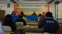 Rapat pleno penetapan DPS untuk Pilkada Tana Toraja 2020 di Kantor KPU Toraja, Sabtu (12/9/2020).