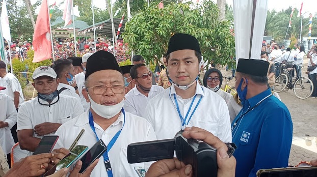 Pasangan bakal calon Bupati dan Wakil Bupati Serdangbedagai, Soekirman dan Tengku Muhammad Ryan Novandi.