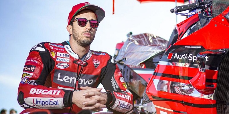 Pebalap Ducati, Andrea Dovizioso.Pebalap Ducati, Andrea Dovizioso.