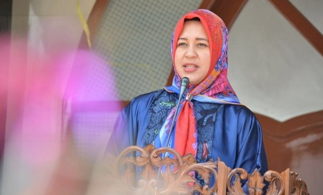 Calon wakil walikota Makassar, Fatmawati Rusdi.