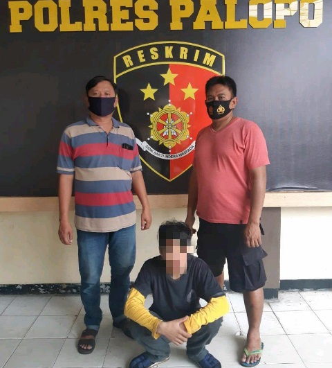 Pemuda asal Lebang, GL (21) diamankan aparat Polres Palopo.