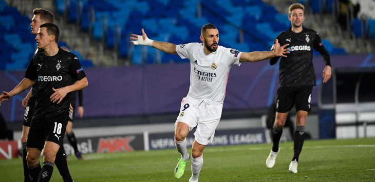 Real Madrid lolos ke babak 16 besar Liga Champions 2020/21 setelah mengalahkan Borussia Monchengladbach di laga pamungkas Grup B, Kamis (10/12/2020) dini hari WITA.