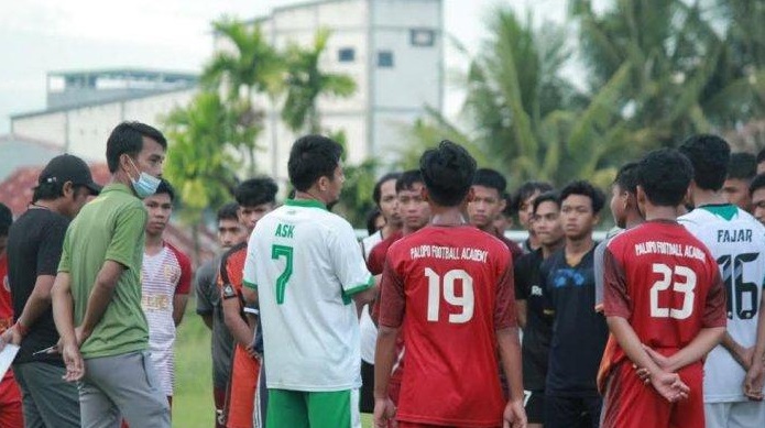 Seleksi pemain untuk Pra Porprov 2021 yang diadakan Askot PSSI Palopo beberapa waktu lalu.