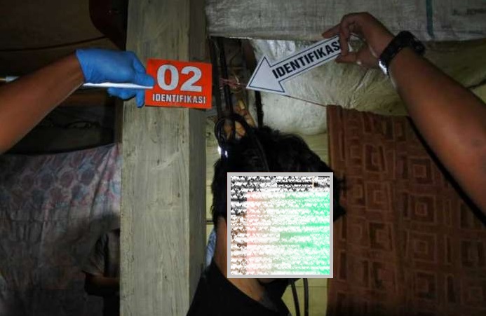 Seorang warga Luwu Timur berinisial BM (28) ditemukan tewas tergantung di dalam kamar rumah kerabatnya di Toraja Utara, Minggu (14/2/2021). ft/palopopos.co.id