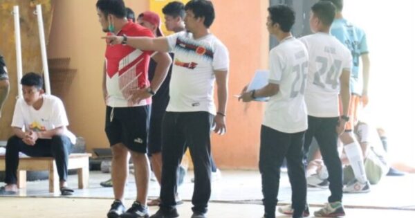 Seleksi tim futsal Luwu Timur untuk pra Porprov Sulsel.