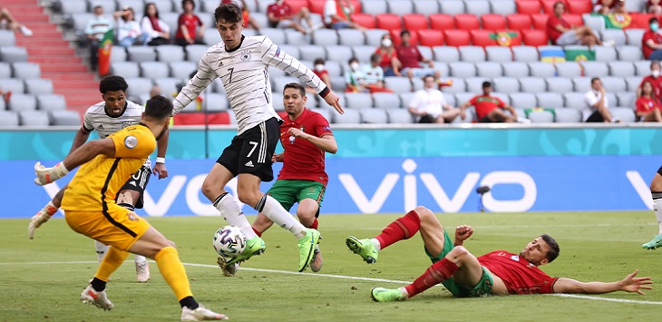 Timnas Jerman mengalahkan Portugal 4-2 di Allianz Arena (Munich), Minggu (20/6/2021) dini hari WITA. foto: twitter @EURO2020