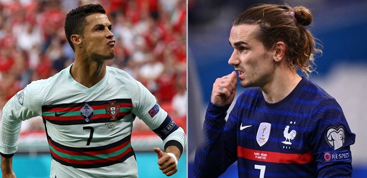 Portugal vs Prancis, jadwal piala eropa malam ini