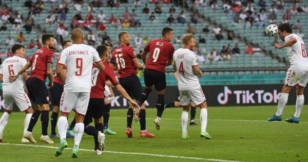 Pertandingan perempat final Euro 2020 antara Republik Ceko vs Denmark di Baku Olympic Stadium, Azerbaijan, Minggu (4/7/2021) dini hari WITA.