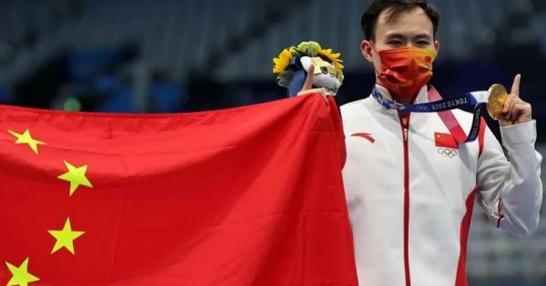 Kontingen CHina di Olimpiade Tokyo 2020. Foto:Reuters/Ann Wang