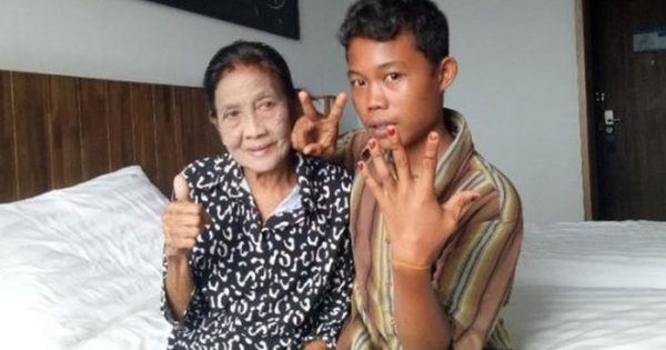 Slamet Riyadi (20) dan Rohaya (75).