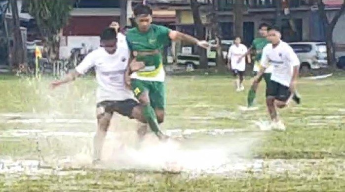Pertandingan terakhir Grup 6 Pra Porprov Sulsel antara Palopo vs Toraja Utara, Rabu (25/8/2021). Foto via laman Tribunnews.com