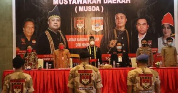 Suasana Musda DPD LMI Minahasa Selatan di Hotel Sultan Raja Amurang, Kamis (9/9/2021). Foto: Wel/teraskata.com