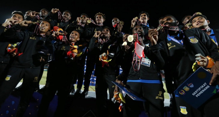 Tim Sepak bola putra Papua meraih medali emas PON XX Papua 2021, daftar medali pon papua