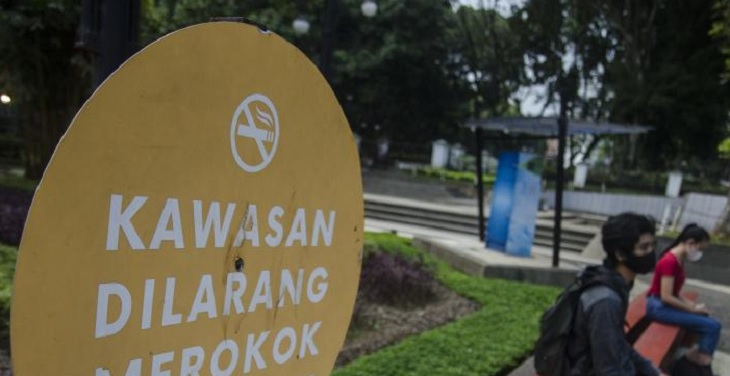 Ilustrasi kawasan tanpa rokok.