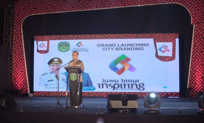 Grand launching Luwu Timur Inspiring oleh Bupati Lutim, Budiman, Rabu (10/11/2021) malam. Foto: kominfo lutim