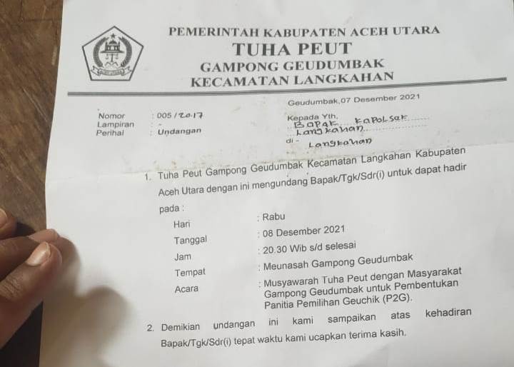 camat langkahan