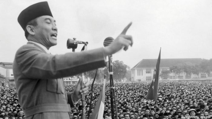 Presiden pertama Republik Indonesia, Ir Soekarno.