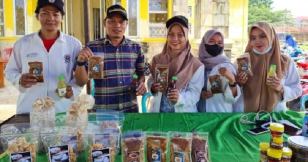 Sejumlah produk dipamerkan Pemdes Bantilan pada Bazar dan Expo 'Gebrakan UMKM' yang diadakan PT Vale Indonesia, 6-7 Januari 2022. Foto:ist