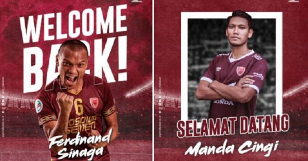 Ferdinan Sinaga masuk dalam daftar 10 pemain baru PSM Makassar yang diperkenalkan, Selasa (4/1/2021). Foto: twitter PSM Makassar