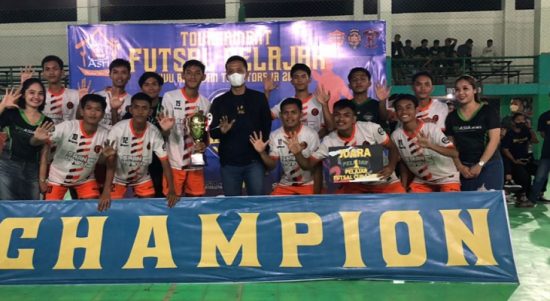 SMAN 5 Luwu juara Pelajar Futsal Cup 2022. Foto:dok.afk palopo