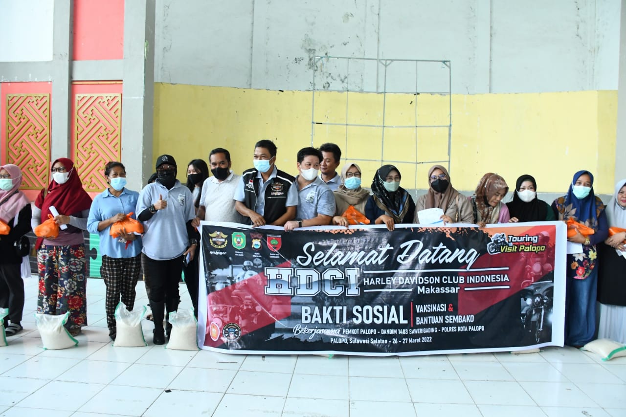 Pemkot Palopo Sambut Baik HDCI Makassar Touring Lakukan Baksos, Vaksinasi Warga, dan Berbagi Sembako IMG-20220326-WA0035