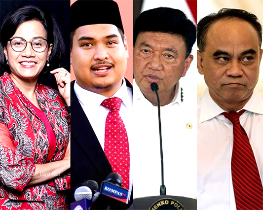 menteri jokowi dicopot