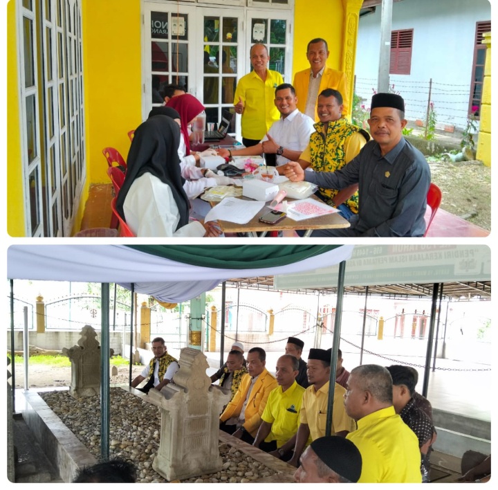 Peringati HUT Ke-61, Pengurus Golkar DPD II Aceh Utara Gelar Bakti Sosial