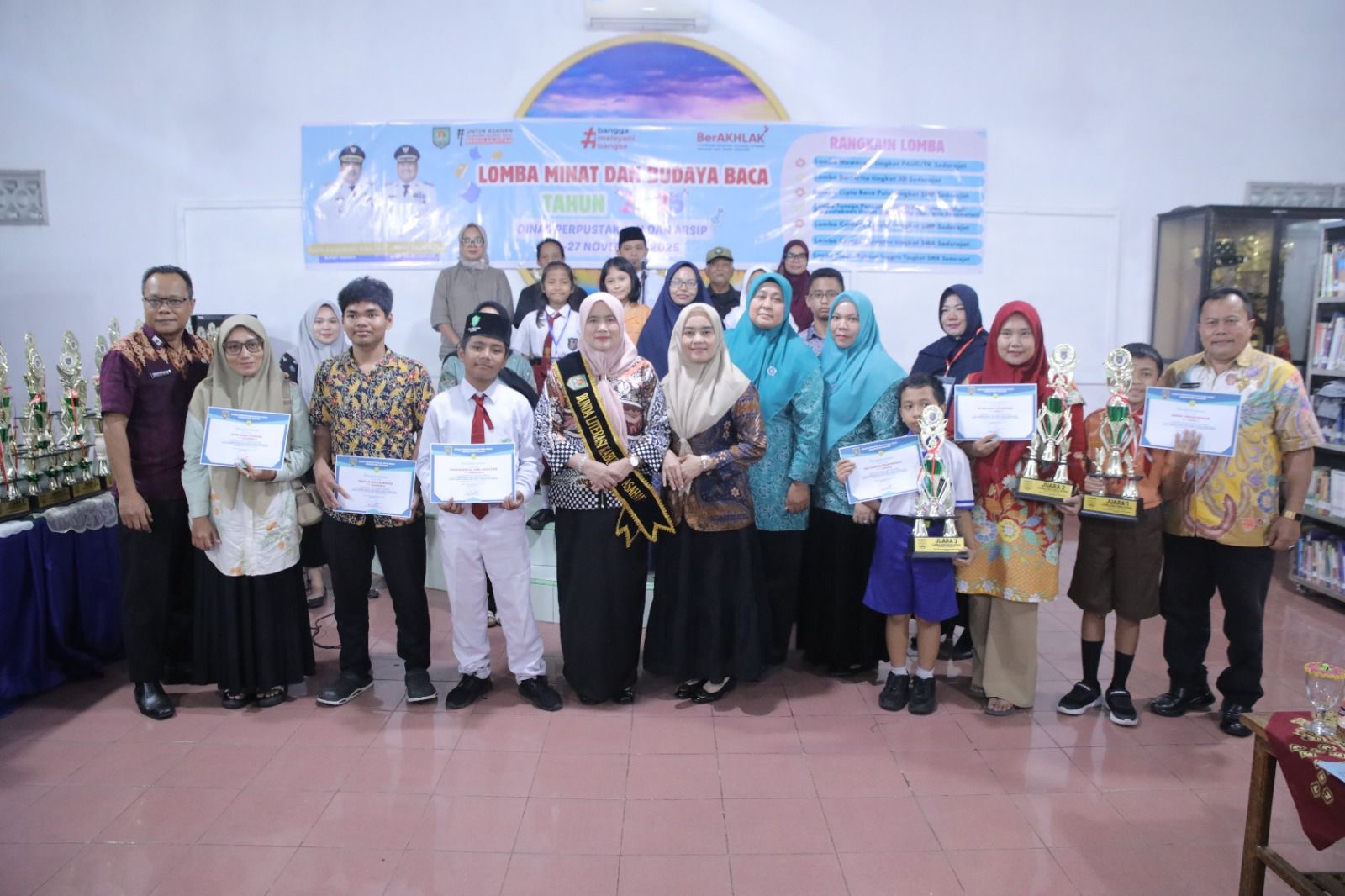 Bupati Asahan Tutup Secara Resmi Lomba Minat Dan Budaya Baca 2025