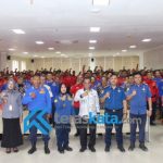 Wakil Bupati Kabupaten Brebes Wurja Launching 13 Pos Pemadam Kebakaran (Damkar) sekaligus mengukuhkan 141 relawan damkar dari 13 kecamatan.(dok Istimewa)