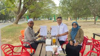 BPJS Ketenagakerjaan Kantor Cabang Lhokseumawe melaksanakan penandatanganan Perjanjian Kerja Sama (PKS) dengan Dewan Masjid Indonesia (DMI) Kota Lhokseumawe pada 9 Februari 2026. Kegiatan ini berlangsung di halaman Islamic Center Kota Lhokseumawe. [Foto : Dok. Humas BPJS Ketenagakerjaan Cabang Lhokseumawe]