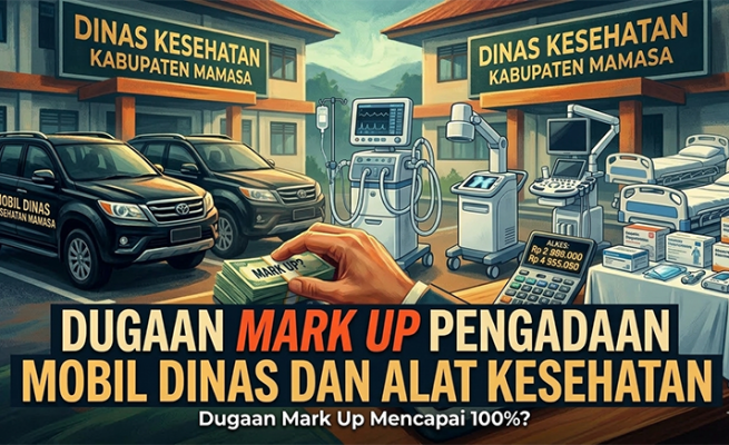 Dinkes Mamasa Diduga Mark Up Pengadaan Alkes dan Mobil, Aktivis Minta APH Bertindak