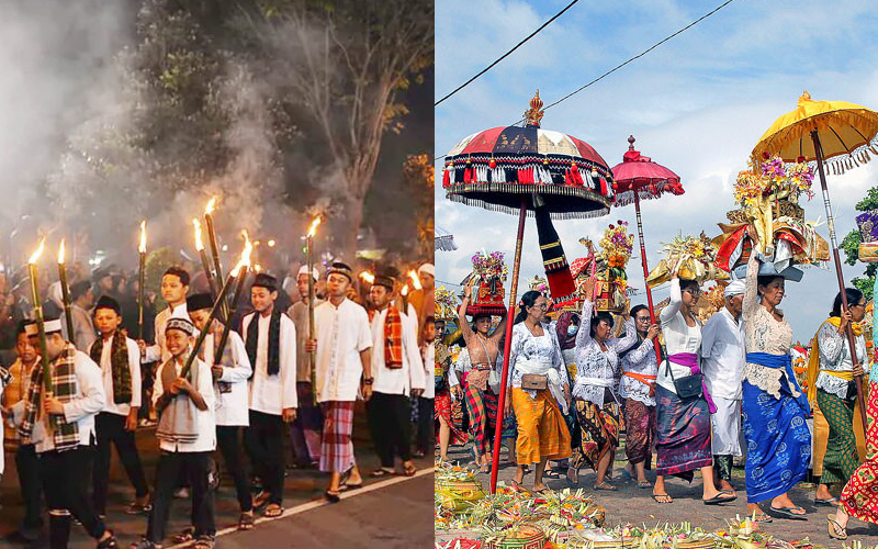 Begini Aturannya Jika Hari Raya Nyepi Bersamaan Malam Takbiran