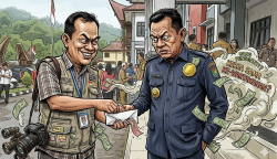 Oknum Wartawan Beri Amplop Berisi Uang Rp5000 ke Bupati Mamasa, Apa Maksudnya