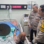 Bagian Sumber Daya Manusia (SDM) Polres Majalengka bersama Sie Dokkes Polres Majalengka menggelar kegiatan trauma healing bagi para korban kecelakaan yang tengah dirawat di Rumah Sakit Cideres, Kabupaten Majalengka, Rabu (25/3/2026).