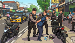 Simpan Ratusan Pil di Dasar Keranjang Baju, Pengedar Obat Terlarang Diringkus Polisi