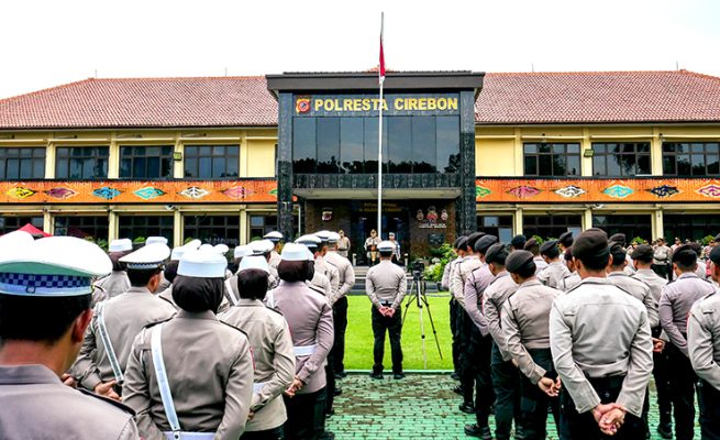 Tuntaskan Operasi Ketupat Lodaya 2026, Polresta Cirebon Gelar Apel Konsolidasi dan Halalbihalal