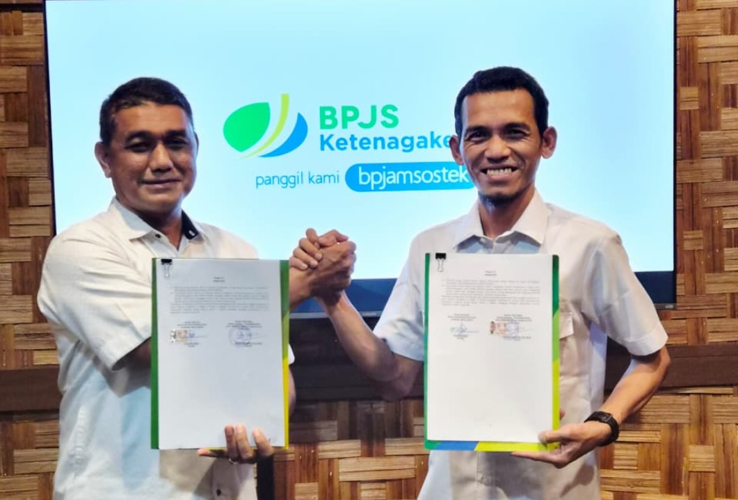 BPJS Ketenagakerjaan Meulaboh dan Pemkab Aceh Jaya Lindungi 696 Pekerja Rentan melalui DBH CHT 2026