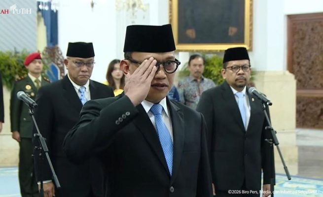 Abdul Kadir Karding dilantik