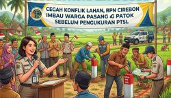 Cegah Konflik Lahan, BPN Cirebon Imbau Warga Pasang Patok Sebelum Pengukuran PTSL