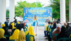 Halal Bihalal PT Rayyan Menara Travel Dirangkaikan Jalan Sehat dan Bagi-bagi Hadiah
