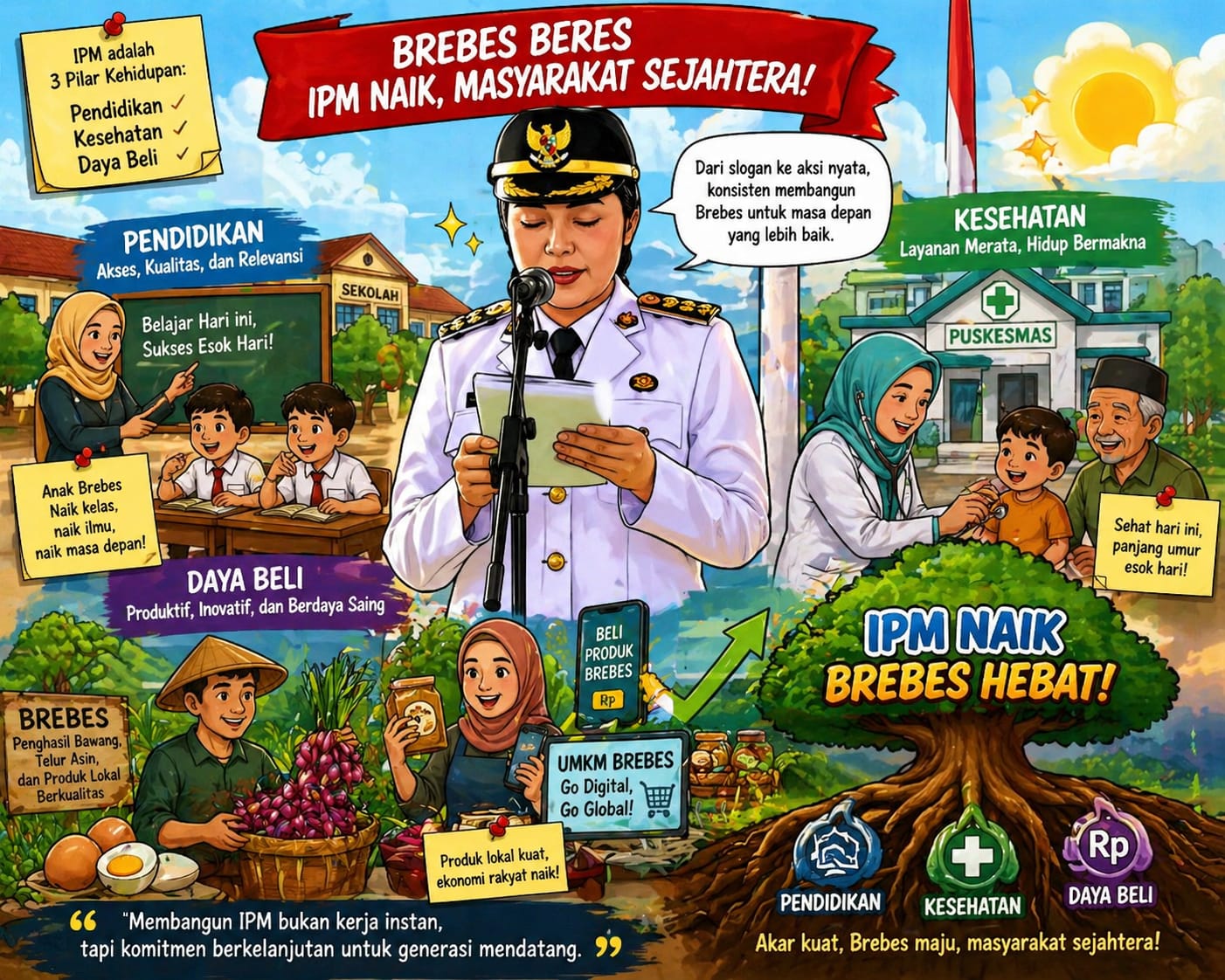 Bangun IPM: Jangan Cuma Bagus di Kertas, Harus Terasa di Rakyat!
