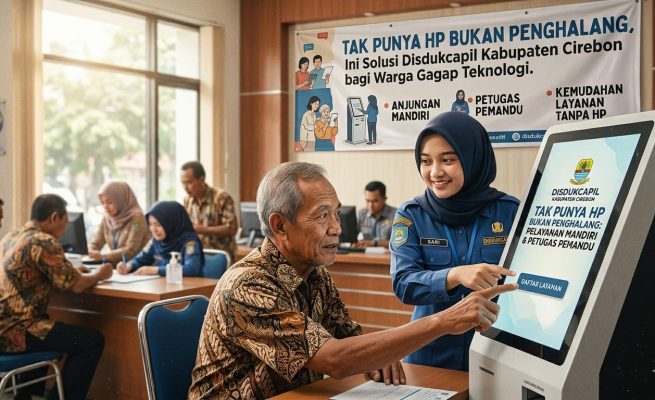 Ilustrasi Aplikasi Paduka IKD Disdukcapil Cirebon