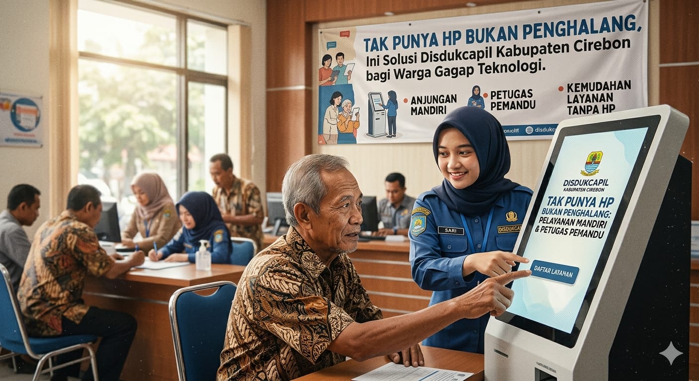Tak Punya HP Bukan Halangan, Disdukcapil Cirebon Siapkan Solusi untuk Warga Gagap Teknologi