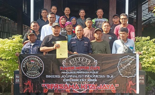 Pasca Halal Bihalal, Bikers Journalist Indonesia Resmi Terbentuk di Cirebon