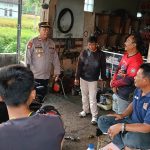 Patroli dialogis dilakukan Jajaran Polsek Malausma, Polres Majalengka, menyasar langsung para pemilik bengkel motor di Kecamatan Malausma.