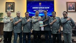 Pengurus SPS Kaltim bersama Kapolda Kaltim Endar Priantoro di Mapolda Kaltim, Kamis (23/4/2026)